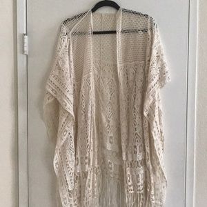 Torrid crochet kimono